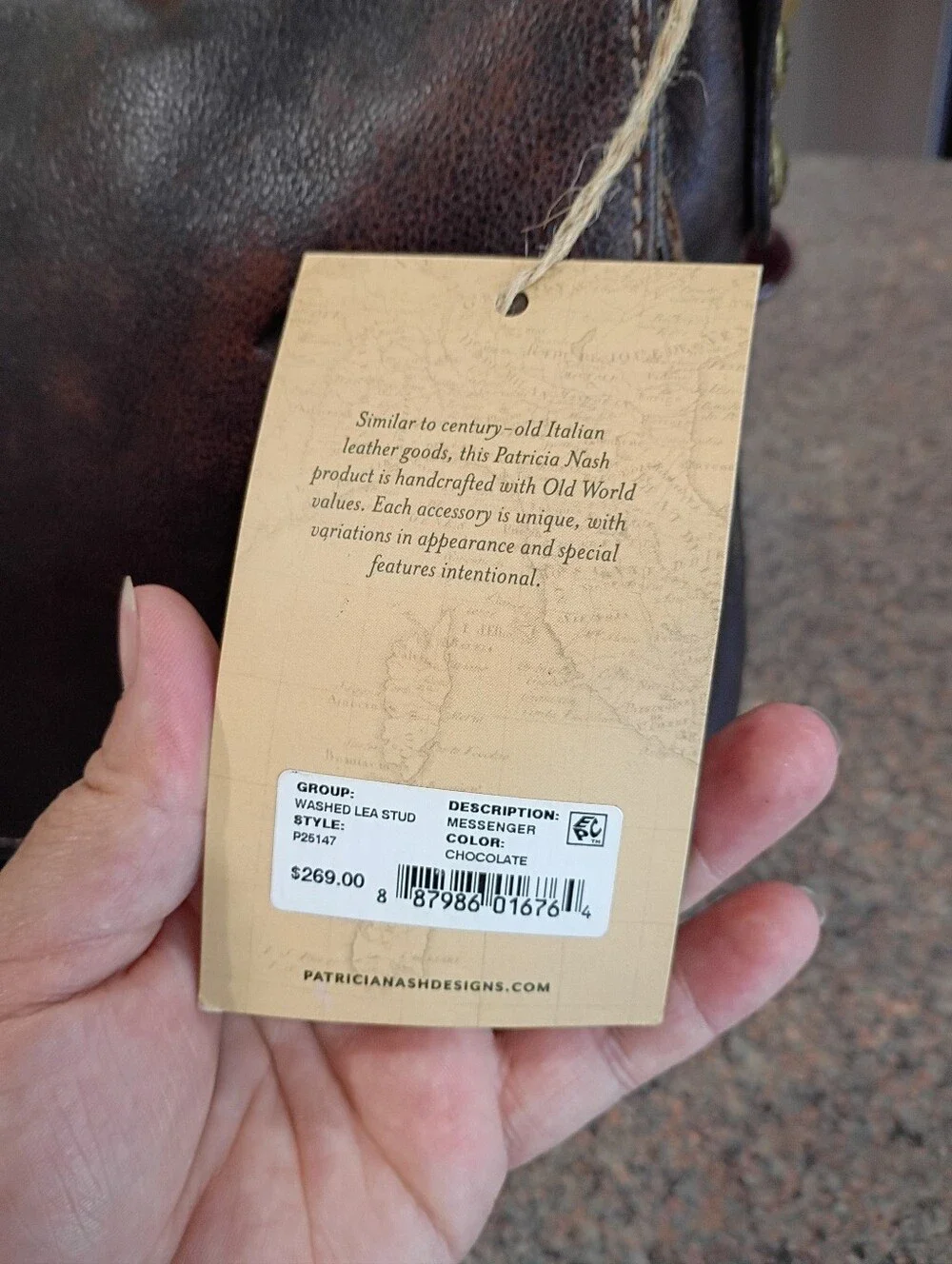 NWT Patricia Nash Messenger Bag